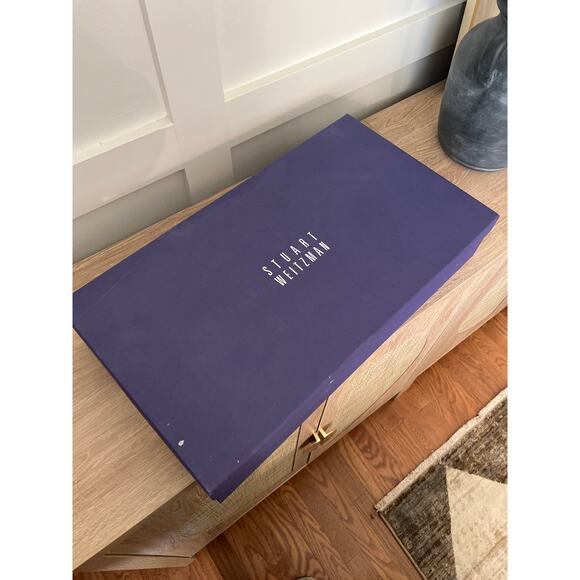 NEW IN BOX Stuart Weitzman Highland Black Suede Over-the-knee Boot Women's - Picture 3 of 12